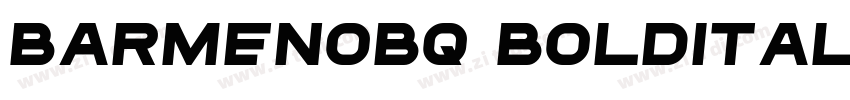 BarmenoBQ BoldItalic字体转换